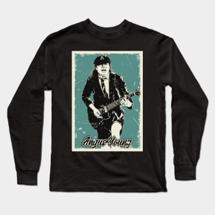 Vintage Angus Young Long Sleeve T-Shirt